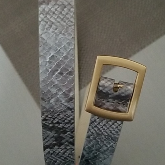 snakeskin print belt - Picture 7 of 7